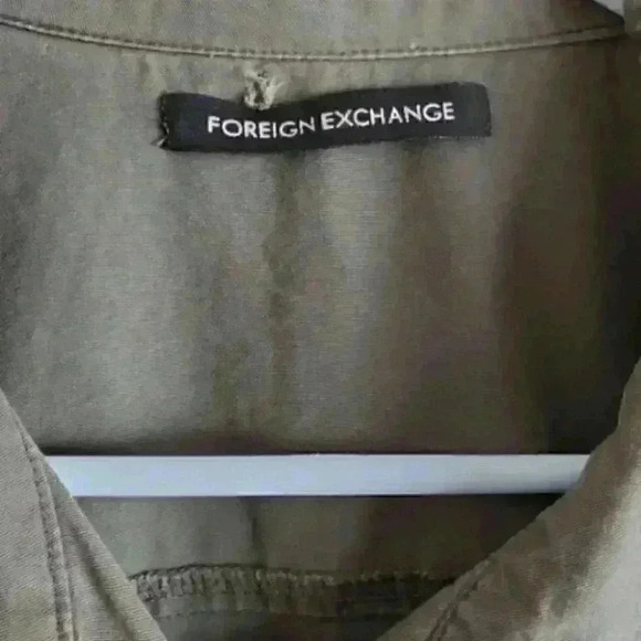 Women's foreign exchange utility jacket olive gray - Picture 3 of 10